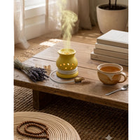 Lotus Tulip Urn Electric Aroma Diffuser - Yellow (9x10.5cm) thumbnail 1