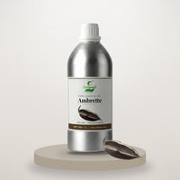 Ambrette essential oil by CitSpray in a 1 litre aluminium bottle with ambrette seeds thumbnail 1