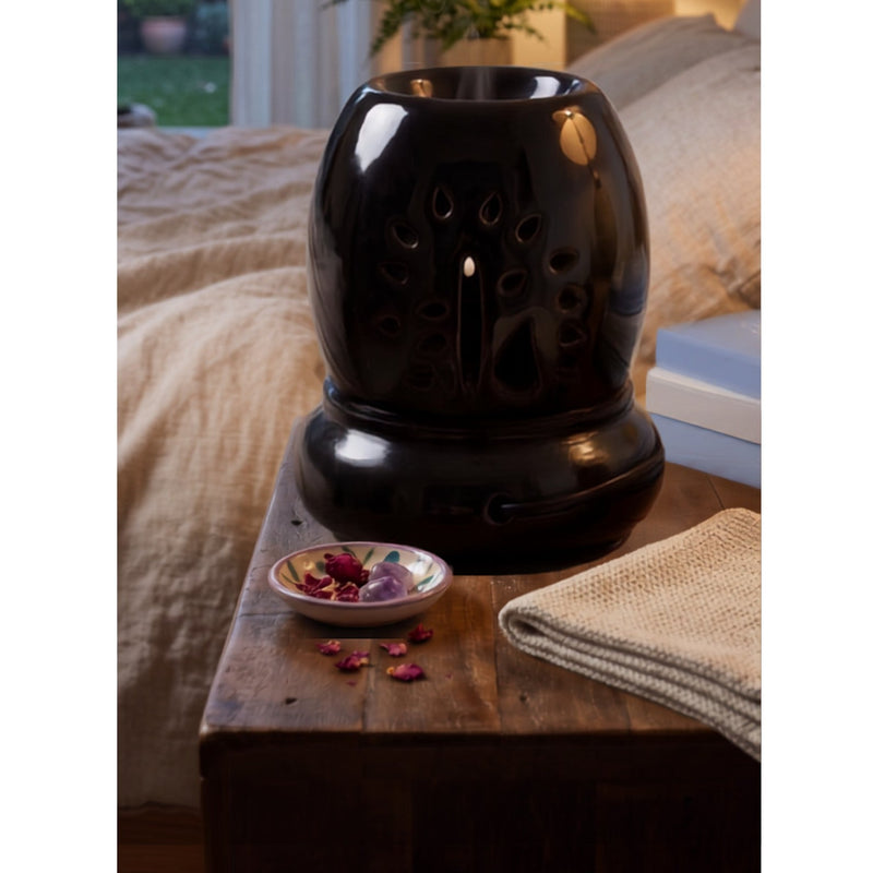 Black Teardrop Egg Electric Aroma Diffuser - Black (10.8x15.2cm) - CitSpray