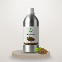 Caraway essential oil by CitSpray in a 1 litre aluminium bottle with caraway seeds thumbnail 1