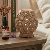 Carved Rose Egg Electric Aroma Diffuser - Beige (8.5x14.8cm) - CitSpray thumbnail 1