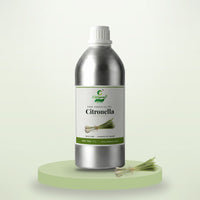 Citronella essential oil by CitSpray in a 1 litre aluminium bottle with citronella grass thumbnail 1