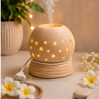 Dot & Triangle Sphere Electric Aroma Diffuser (14.5x14.3cm) - CitSpray thumbnail 1