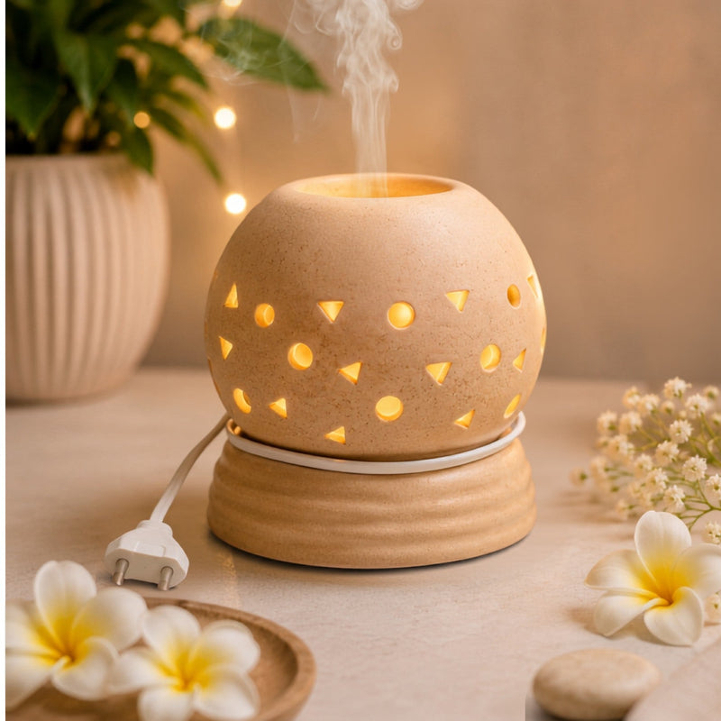 Dot & Triangle Sphere Electric Aroma Diffuser (14.5x14.3cm) - CitSpray