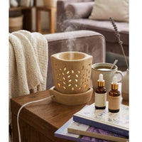 Foliage Pot Electric Aroma Diffuser - Beige (10x12.2cm) - CitSpray thumbnail 1