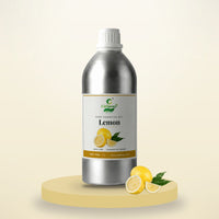 Lemon essential oil by CitSpray in a 1 litre aluminium bottle with fresh lemons thumbnail 1