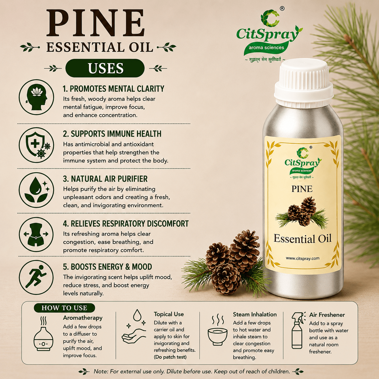 Pine Essential Oil - CitSpray