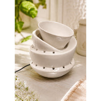 Stacked Bowls Electric Aroma Diffuser - White (9x15.7cm) - CitSpray thumbnail 1
