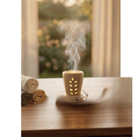 Tulip Cup Electric Aroma Diffuser - Beige (7x10cm) - CitSpray thumbnail 1