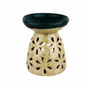 Handcrafted Ceramic Candle Diffuser Green